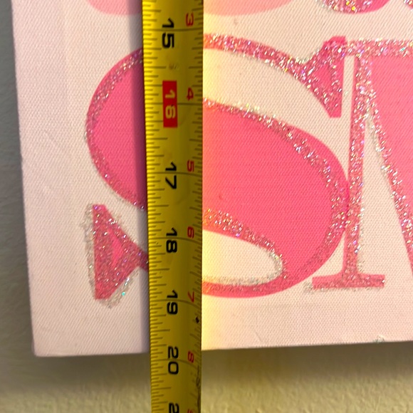 Laugh Dance Dream Smile 20”x20” Canvas Perfect for Little Girls Room or Nursery - Picture 7 of 13